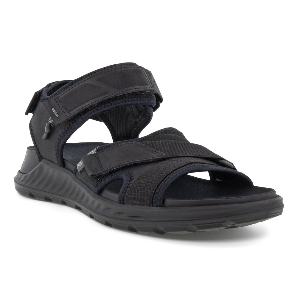 ECCO Mens Sandals Black - Exowrap 3S Velcro - FUP-703418